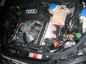 Equipement GPL moteur V8 AUDI- Catalgaz