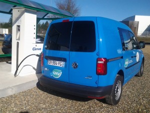 VW Caddy GNV flotte ErDF Mont de Marsan