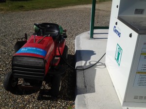 Carburant VERT pour notre tondeuse GNV