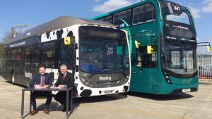 Bus à 2 étages au Bio GNV 